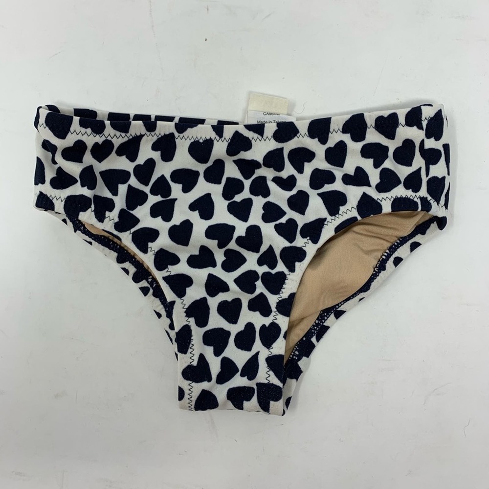 Crewcuts heart print bikini bottoms‎ size 2